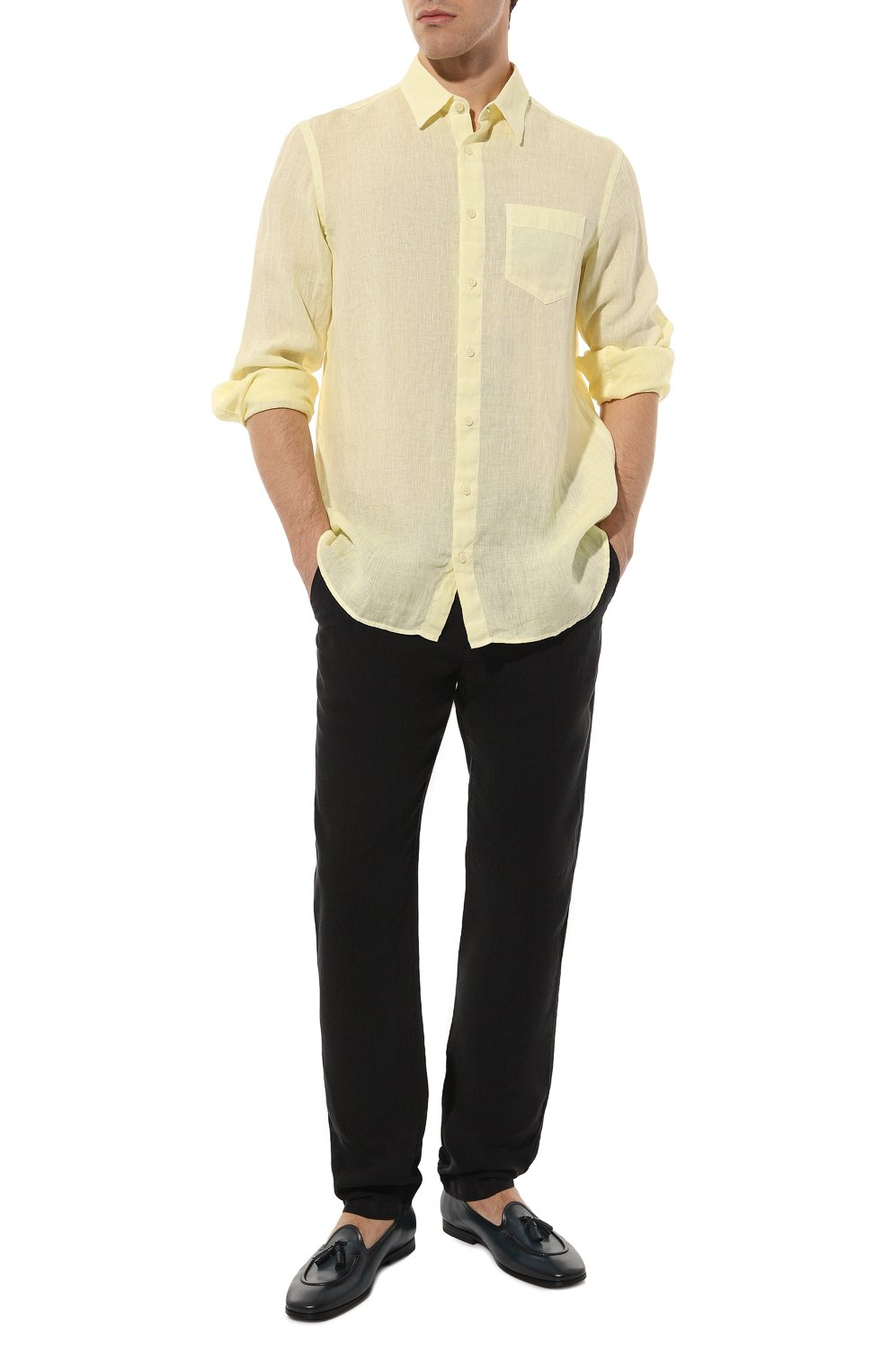 Льняная рубашка 120% LINO, арт. 31ALIM1081/0000115/S00, фото 2