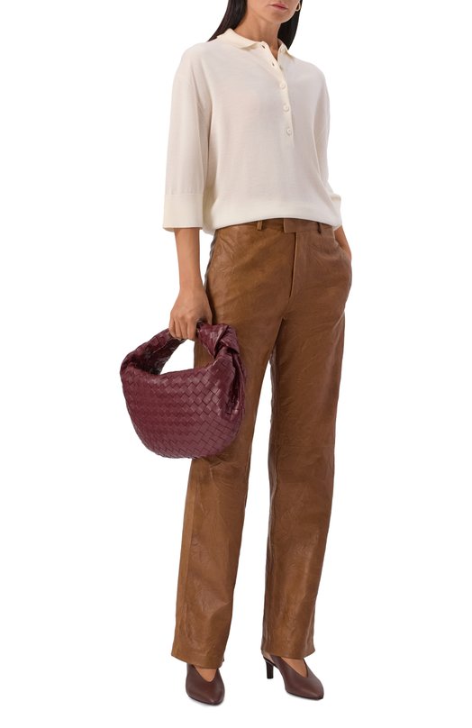 Сумка Jodie small Bottega Veneta 690225/VCPP0 Бордовый  690225/VCPP0 Фото 7