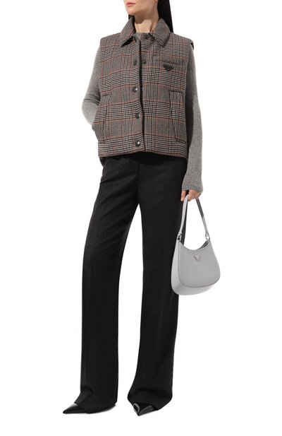 Жилет из шерсти и кашемира PRADA, арт. P501M-1ZR4-F0342-212, фото 2