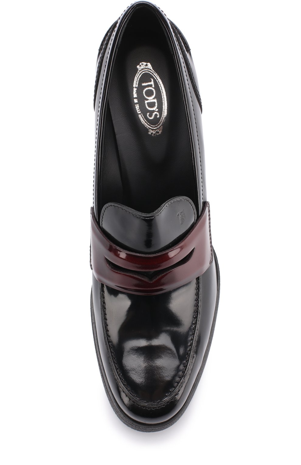 Лаковые туфли на устойчивом каблуке TOD’S, арт. XXW41A0U370SHA567Y, фото 5