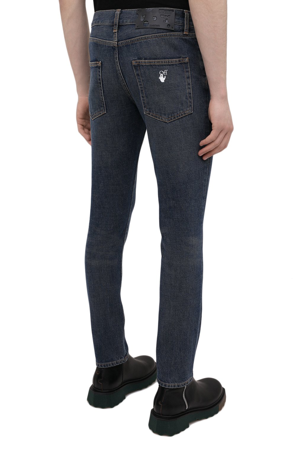 Джинсы OFF-WHITE, арт. 0MYA074S21DEN002, фото 4