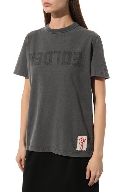 Хлопковая футболка GOLDEN GOOSE DELUXE BRAND, арт. GWP01220/P00067160318, фото 3