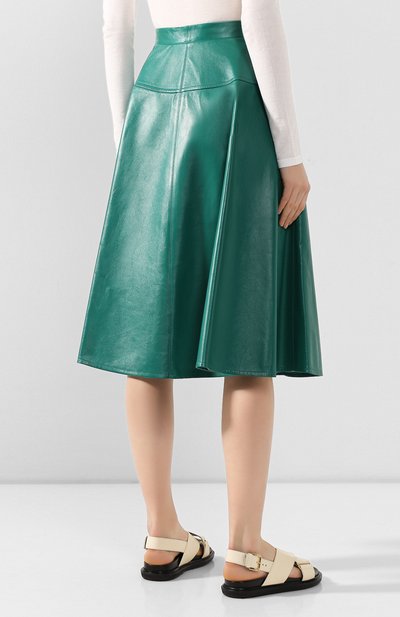 Кожаная юбка MARNI, арт. G0MX0181A0/LA188, фото 4