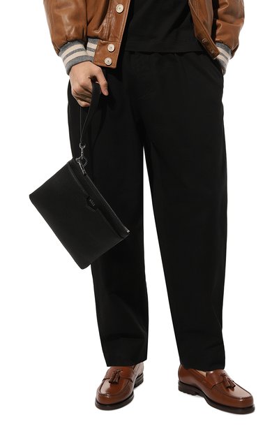 Кожаная сумка BOSS черного цвета по цене 39200 руб., арт. 50512102, фото 2 Кожаная сумка BOSS, арт. 50512102, фото 2