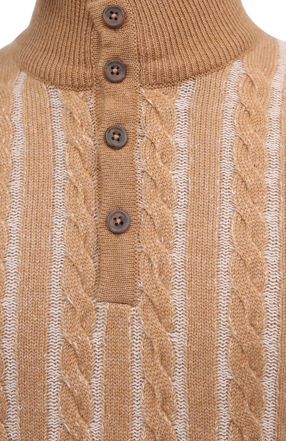 Кашемировый свитер FIORONI бежевого цвета по цене 89950 руб., арт. MK21005C3, фото 5 Кашемировый свитер FIORONI, арт. MK21005C3, фото 5