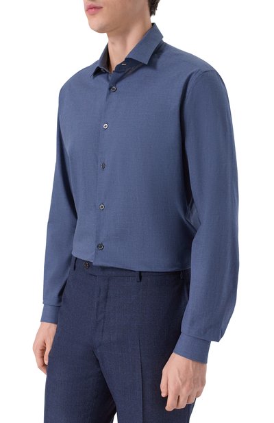 Хлопковая сорочка CORNELIANI, арт. 26P010-2611318, фото 3