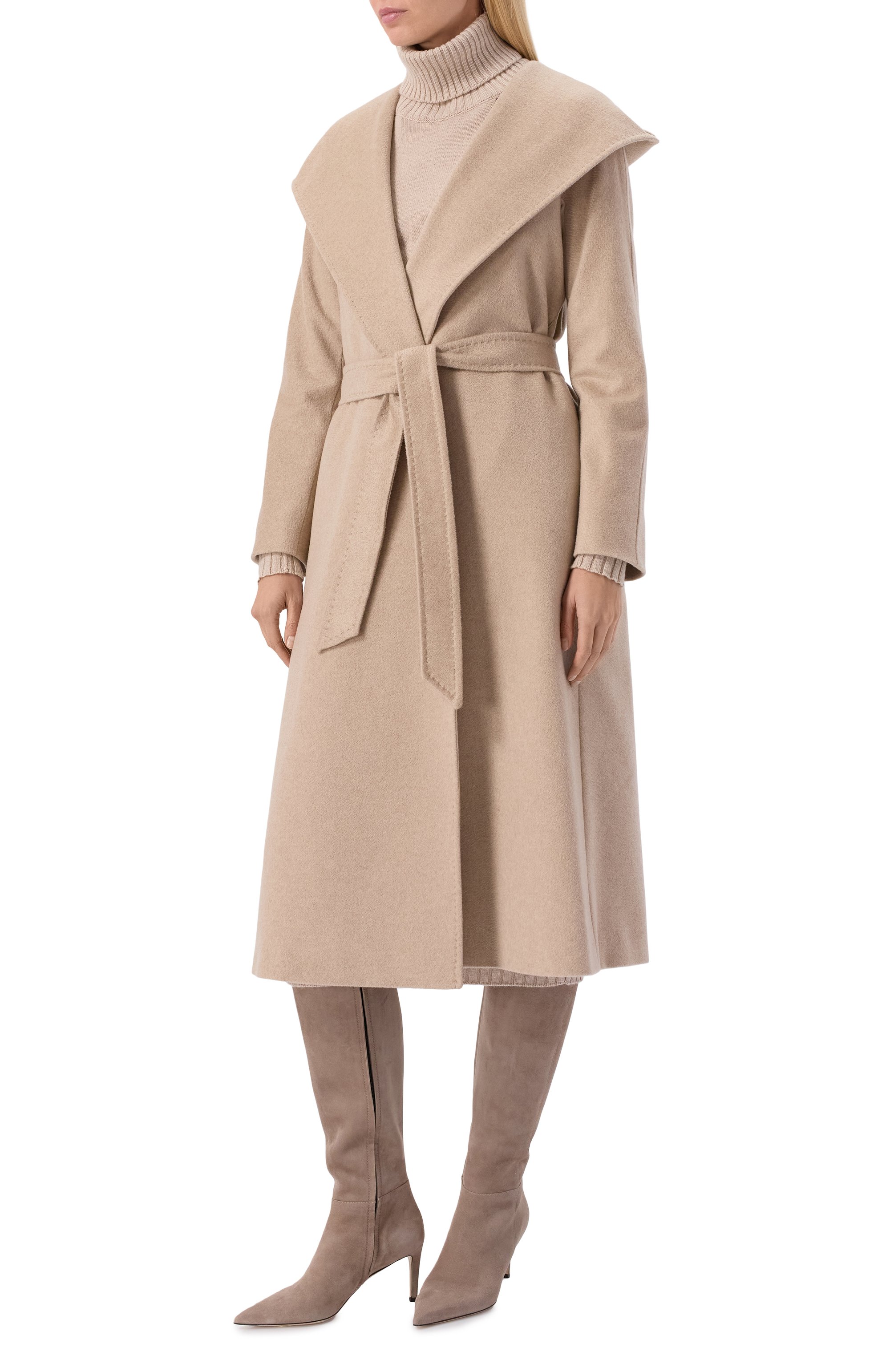 Кашемировое пальто MAX MARA STUDIO, арт. DANT0N, фото 3