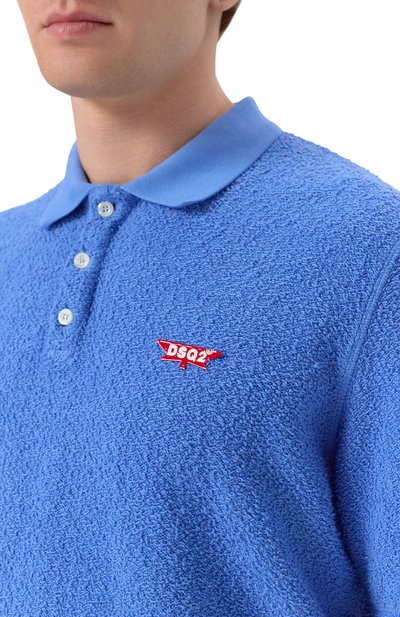 Хлопковое поло DSQUARED2, арт. S71GU0727/S25140, фото 5