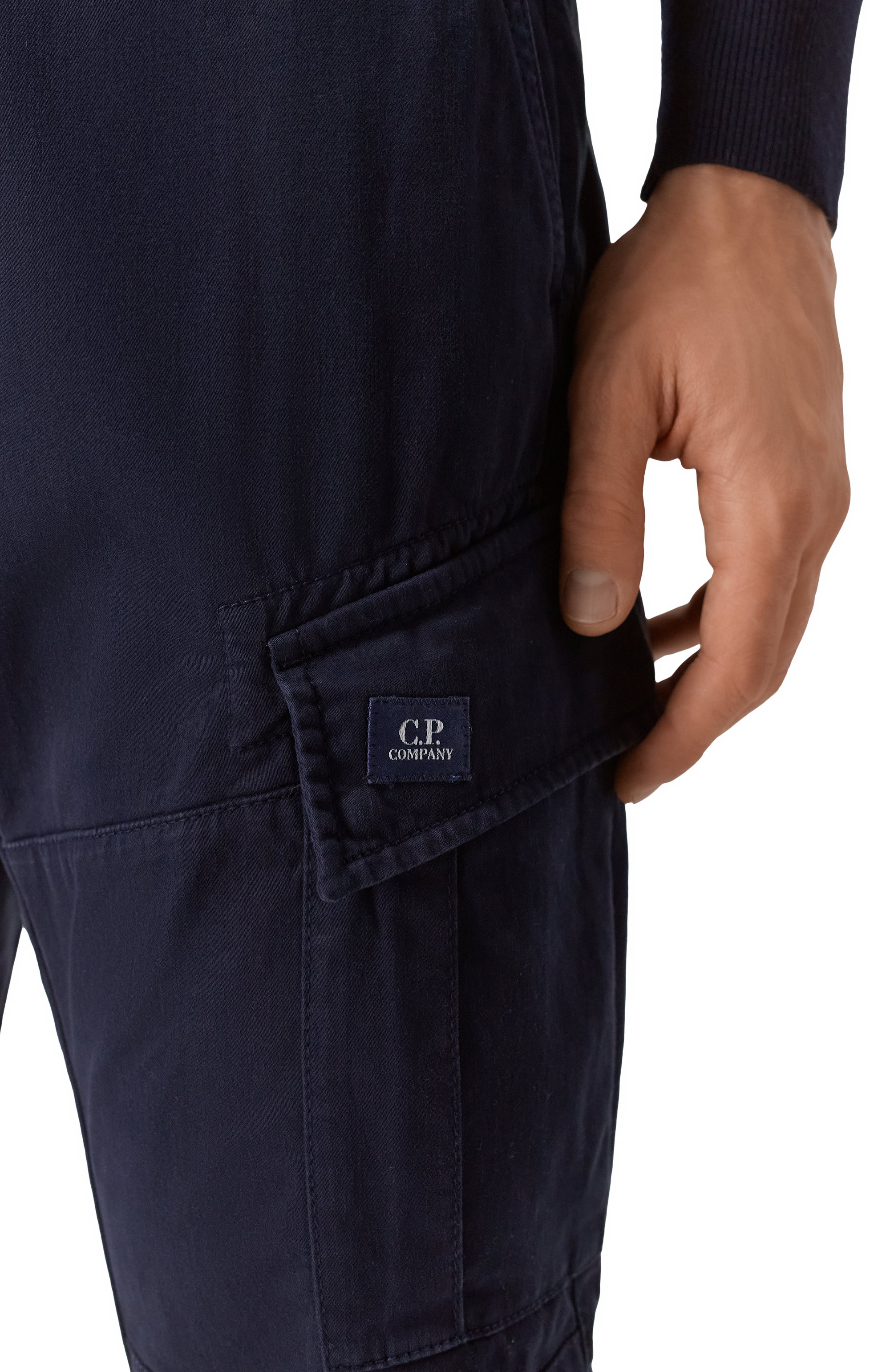 Хлопковые брюки-карго C.P. COMPANY, арт. RFCMPA732A005529G, фото 5