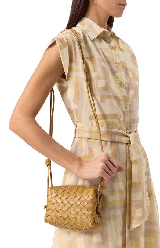 Сумка Loop mini Bottega Veneta 723547-V1G11 Бежевый  723547-V1G11 Фото 2