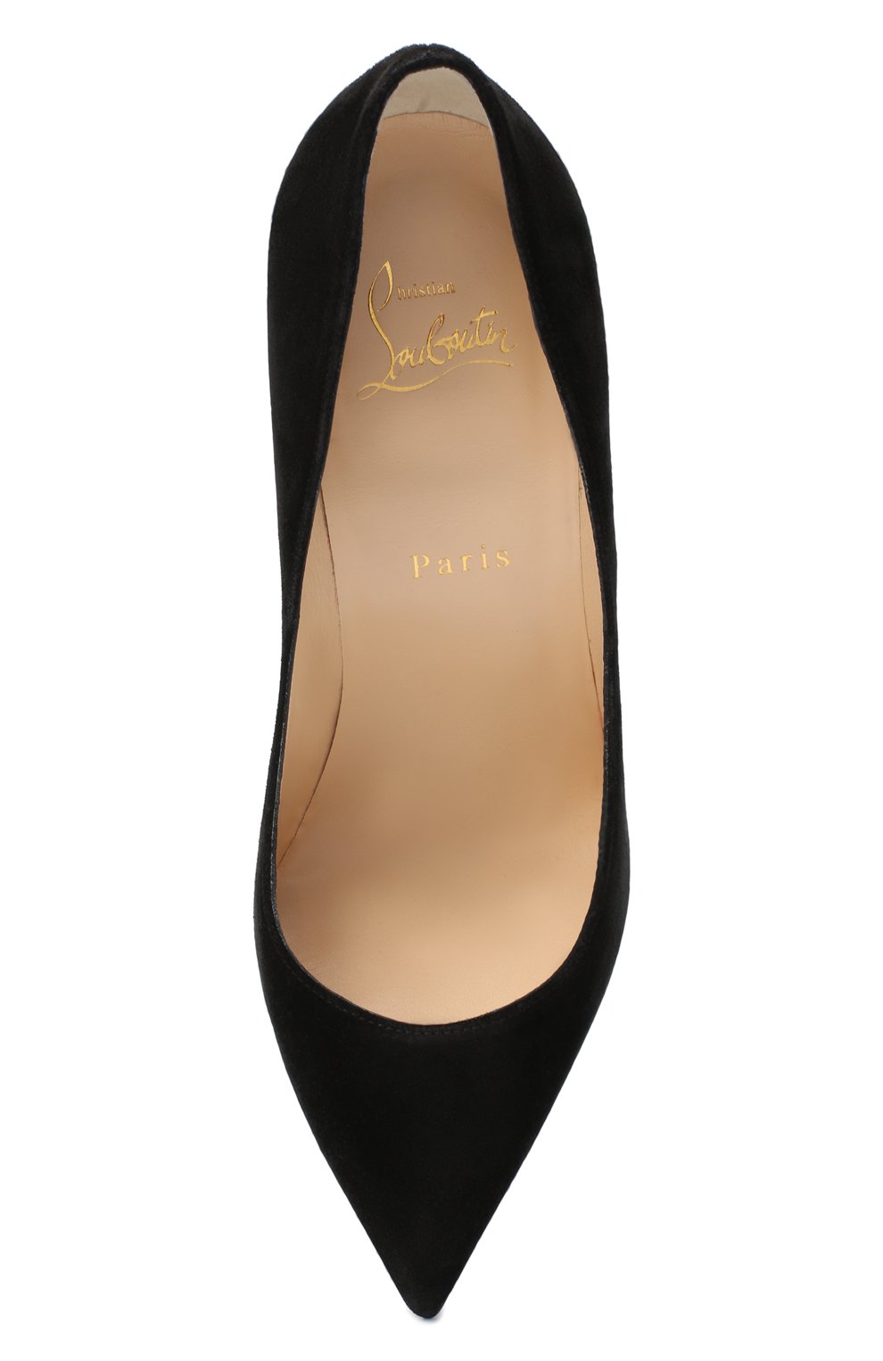 Замшевые туфли pigalle follies 100 CHRISTIAN LOUBOUTIN, арт. pigalle follies 100 veau velours, фото 5