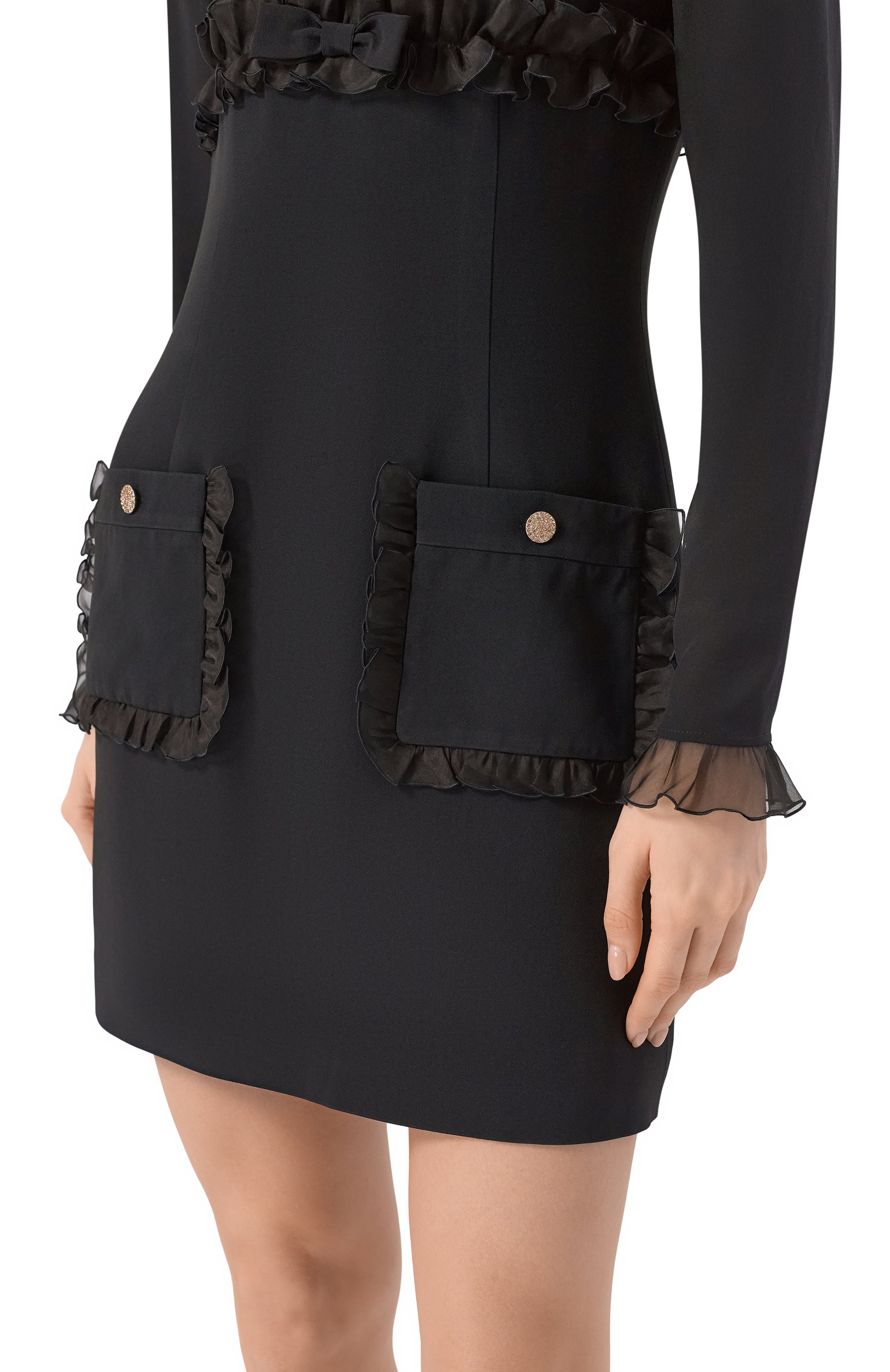 Комбинированное платье ALESSANDRA RICH, арт. FABX4302/F3057, фото 4