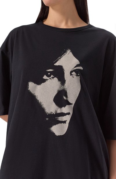 Хлопковая футболка ANN DEMEULEMEESTER, арт. B0012552/FA206, фото 5