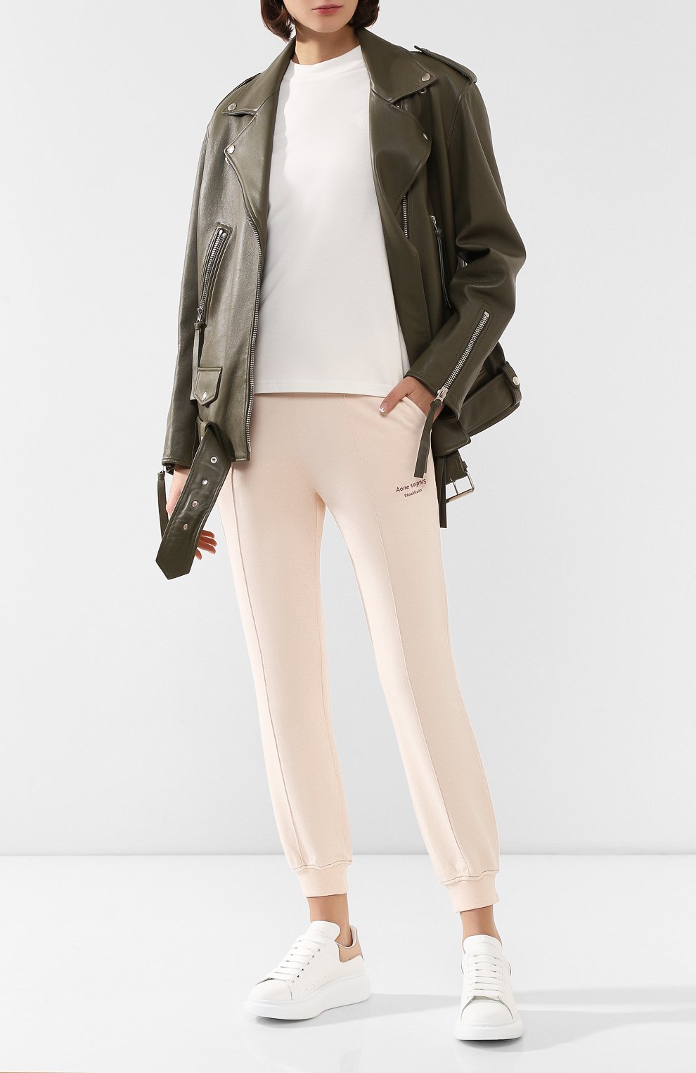Хлопковая футболка ACNE STUDIOS, арт. AL0082, фото 2