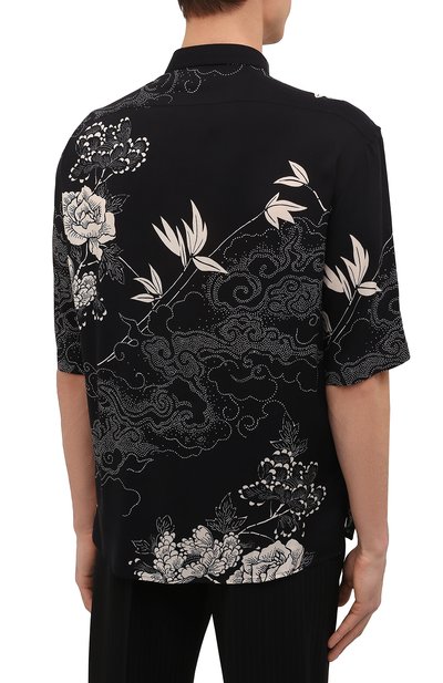 Рубашка из вискозы SAINT LAURENT, арт. 686551/Y2E95, фото 4