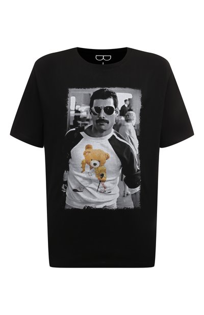 Хлопковый футболка BISIBIGLIO, арт. QUEEN WITH TEDDY, фото 1