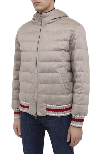 Пуховый бомбер KIRED бежевого цвета по цене 183500 руб., арт. WK2BW6818005000, фото 4 Пуховый бомбер KIRED, арт. WK2BW6818005000, фото 4