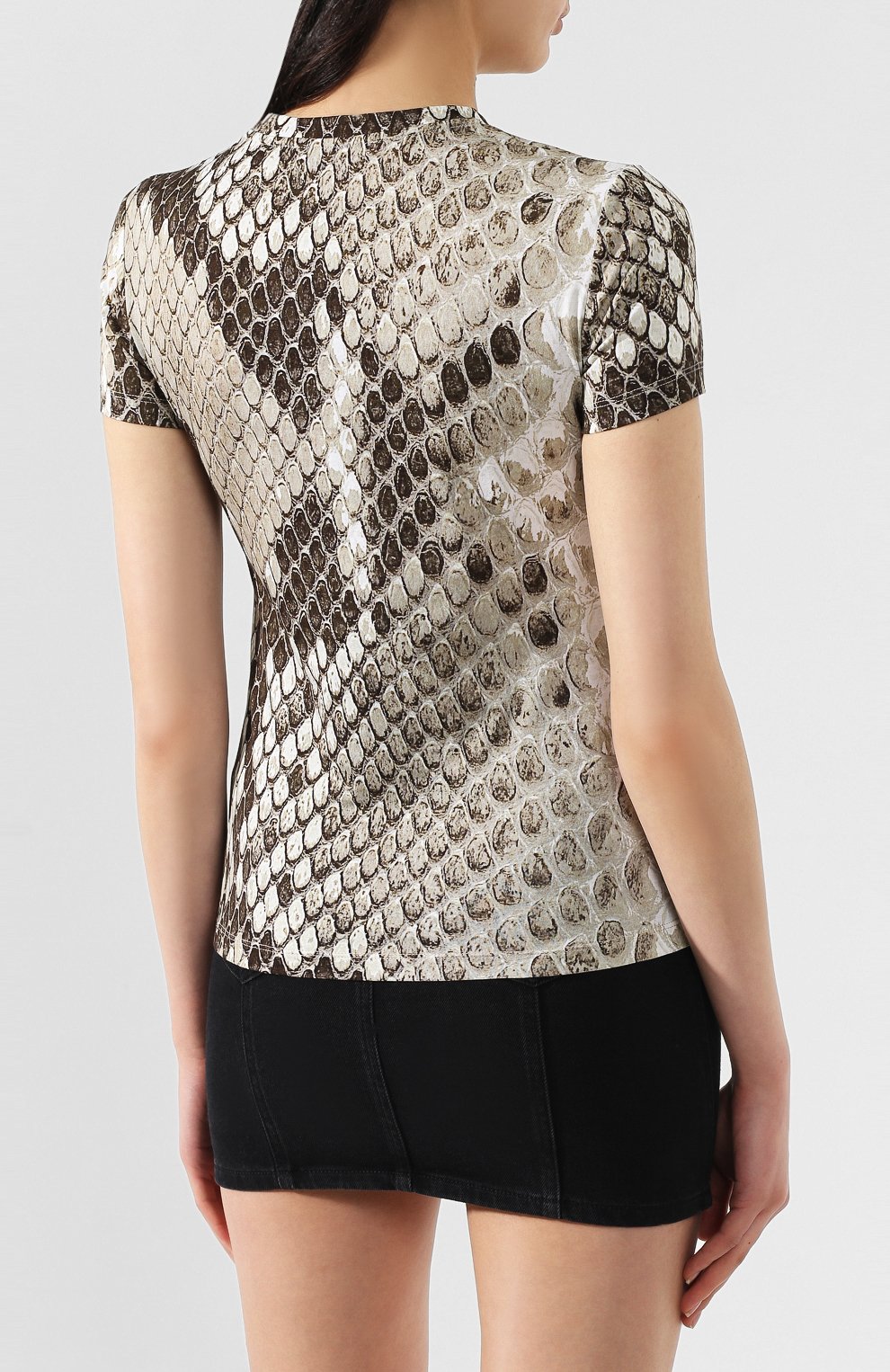 Хлопковая футболка ROBERTO CAVALLI, арт. IQT680/2AP64, фото 4