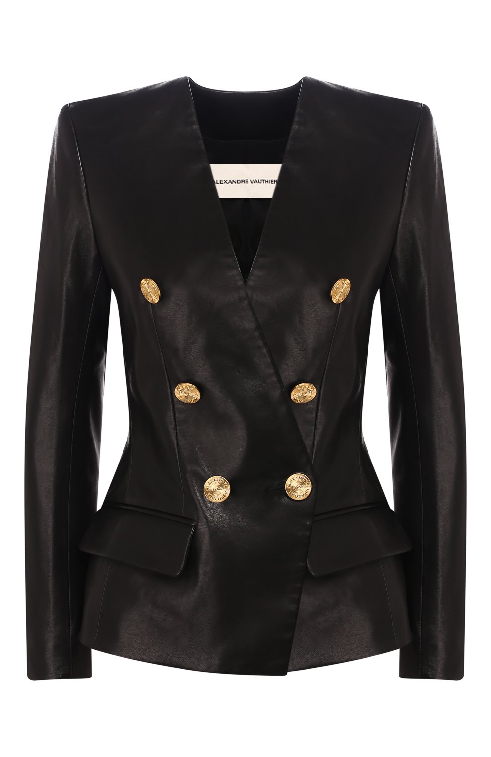 Кожаный жакет ALEXANDRE VAUTHIER, арт. 193LJA1050 0404, фото 1