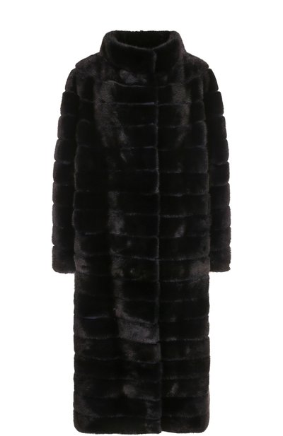 Шуба из меха норки с воротником-стойкой YVES SALOMON, арт. 9WYM27620VMLX, фото 1