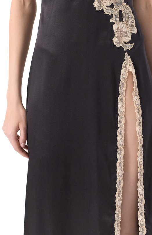 Шелковая сорочка C.alla 322 Чёрный  322 Фото 5