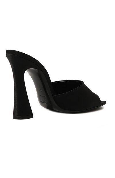 Текстильные мюли suite 105 SAINT LAURENT черного цвета по цене 99500 руб., арт. 731565/1UU00, фото 3 Текстильные мюли suite 105 SAINT LAURENT, арт. 731565/1UU00, фото 3