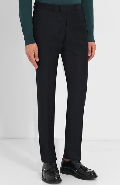 Шерстяной костюм с пиджаком на двух пуговицах GUCCI, арт. 473218/Z589E, фото 4