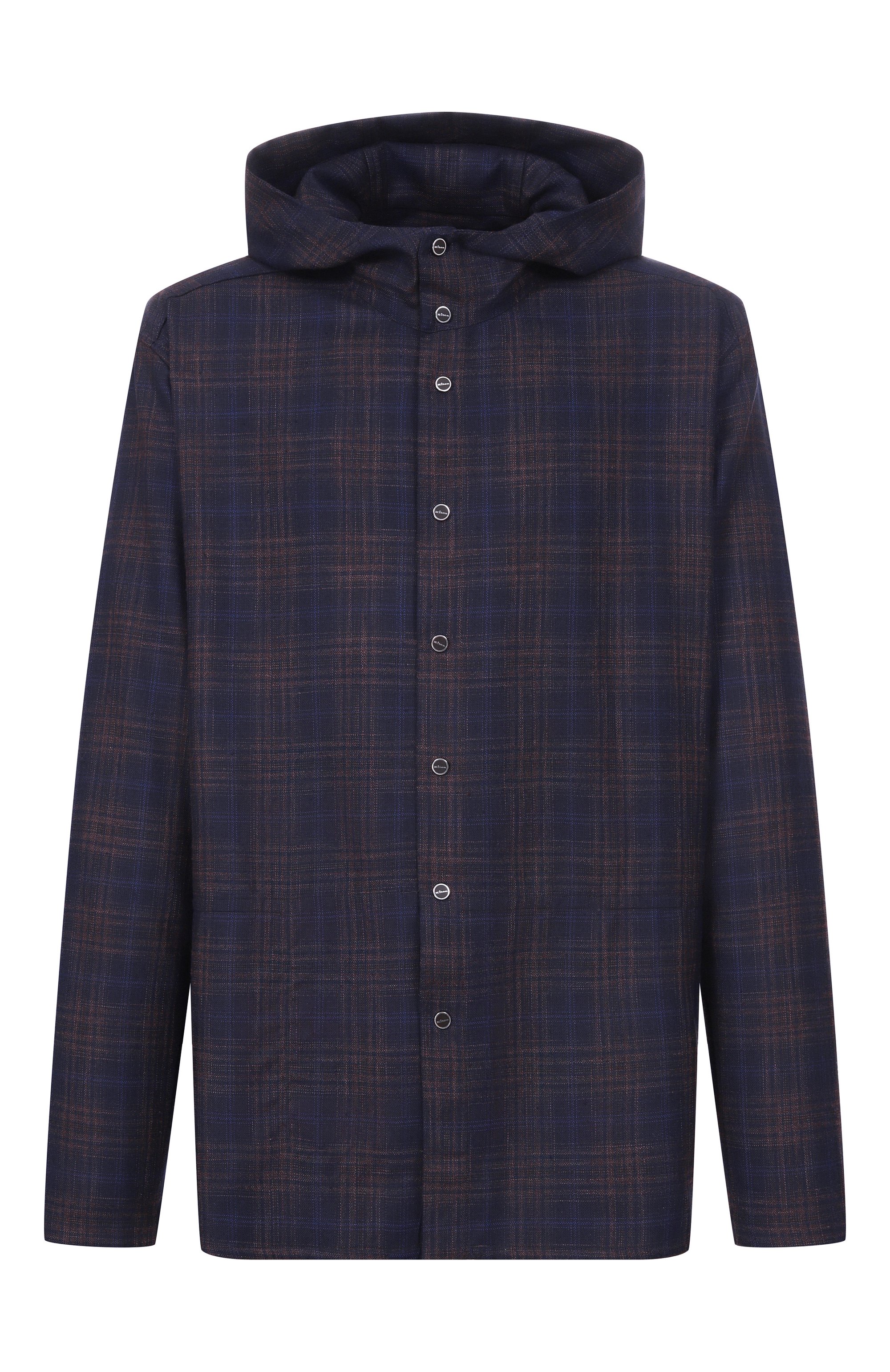 Рубашка из шерсти и шелка KITON, арт. UMCPETEK0628G, фото 1