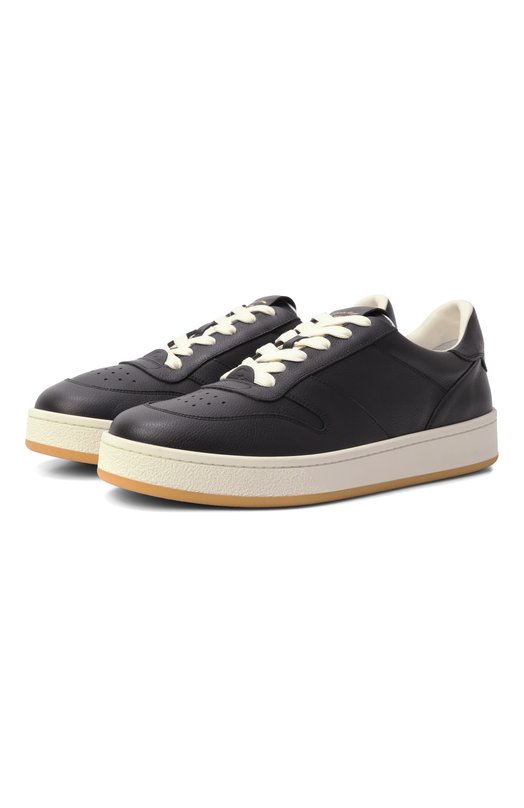 Кожаные кеды Slam Gianvito Rossi U25381.M1WMI.FXSNER0 Чёрный U25381.M1WMI.FXSNER0