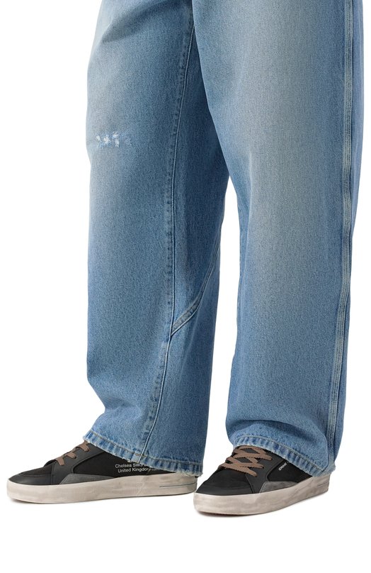 Кожаные кеды SK8 Delu Crime London 11102AA8 Чёрный  11102AA8 Фото 3