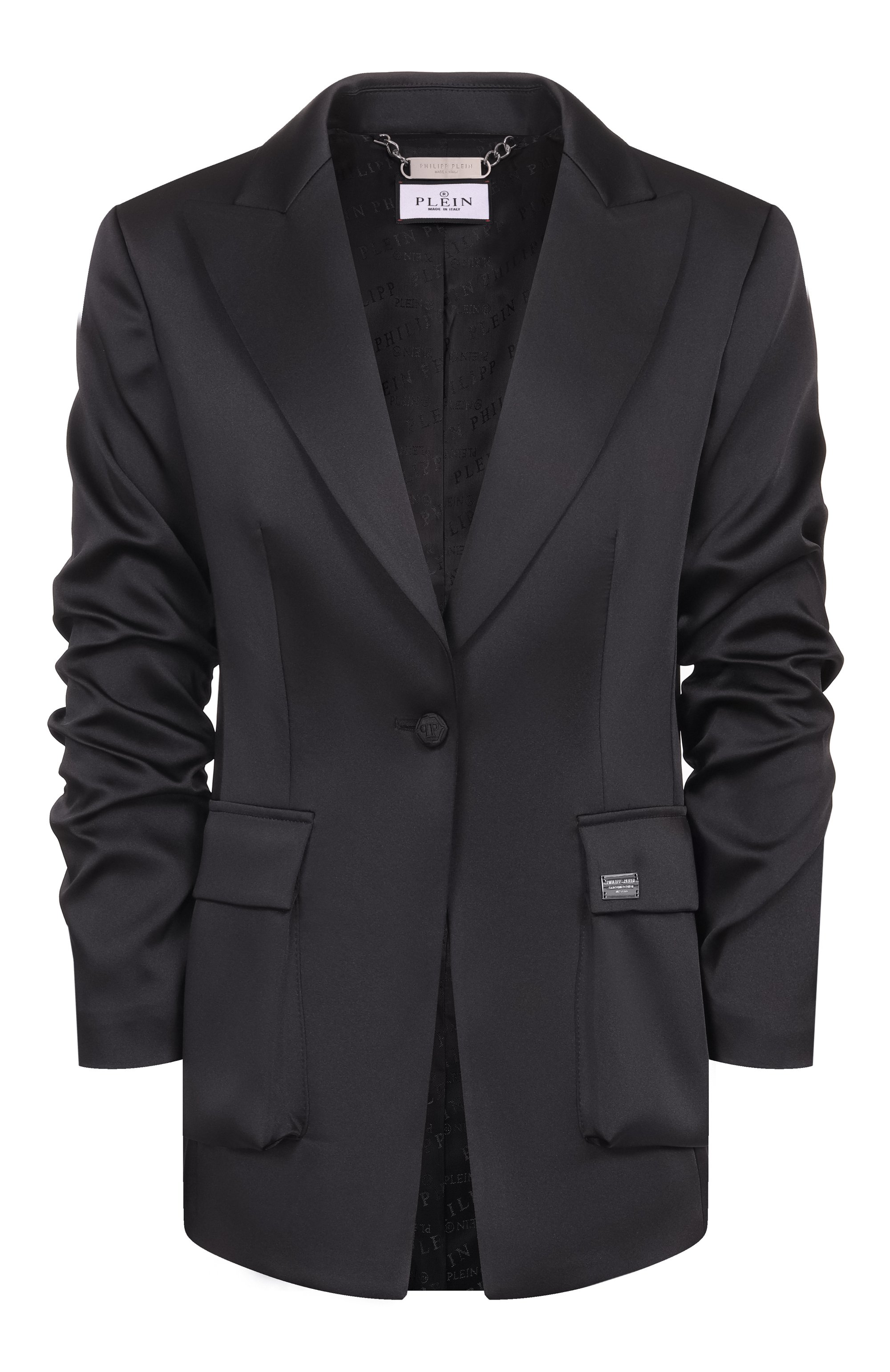 Жакет PHILIPP PLEIN черного цвета по цене 216000 руб., арт. SAFC WRF0789 PTE003N, фото 1 Жакет PHILIPP PLEIN, арт. SAFC WRF0789 PTE003N, фото 1