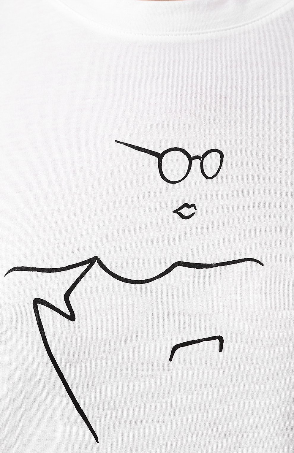 Хлопковая футболка GIORGIO ARMANI белого цвета по цене 52800 руб., арт. 3GAM61/AJEJZ, фото 5 Хлопковая футболка GIORGIO ARMANI, арт. 3GAM61/AJEJZ, фото 5