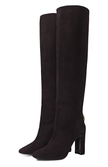 Женские замшевые сапоги jackie new 90 DOLCE & GABBANA, арт. CU1218/A1275