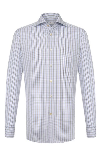 Мужская хлопковая сорочка KITON, арт. UCCH0948223