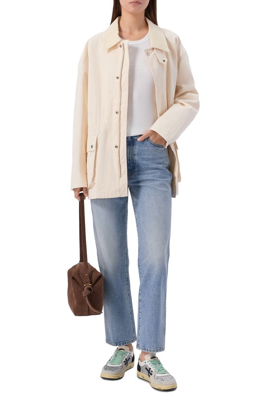 Комбинированные кеды Bskt Clay-D Premiata BSKTCLAD/VAR 8165 Серебряный  BSKTCLAD/VAR 8165 Фото 3