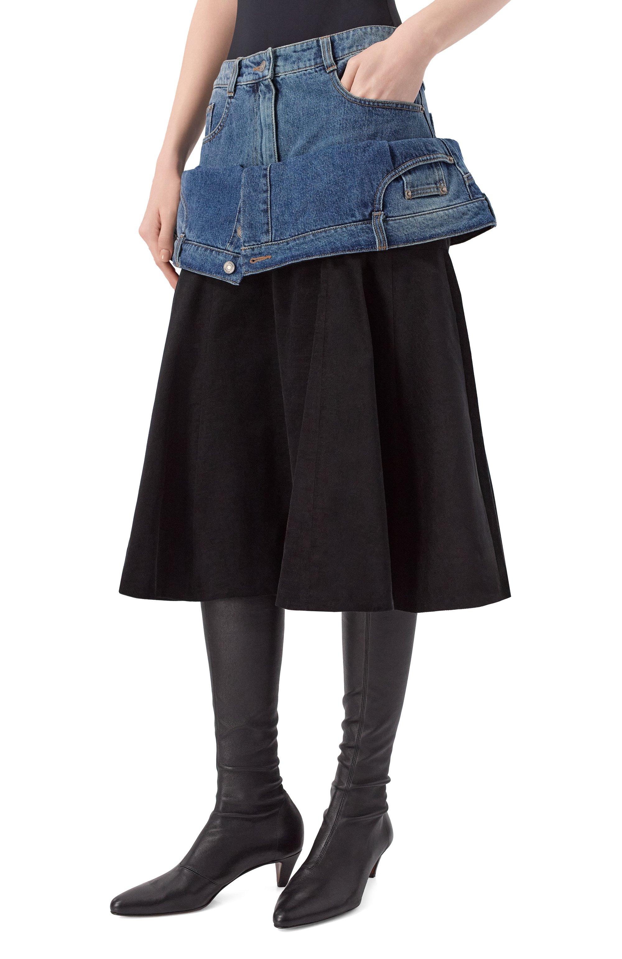 Комбинированная юбка JUUN.J, арт. JW5X27W06, фото 3