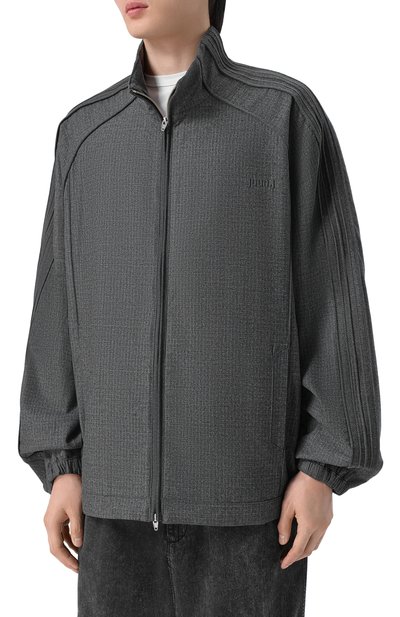 Шерстяная толстовка JUUN.J темно-серого цвета по цене 115000 руб., арт. JC6141P00, фото 3 Шерстяная толстовка JUUN.J, арт. JC6141P00, фото 3