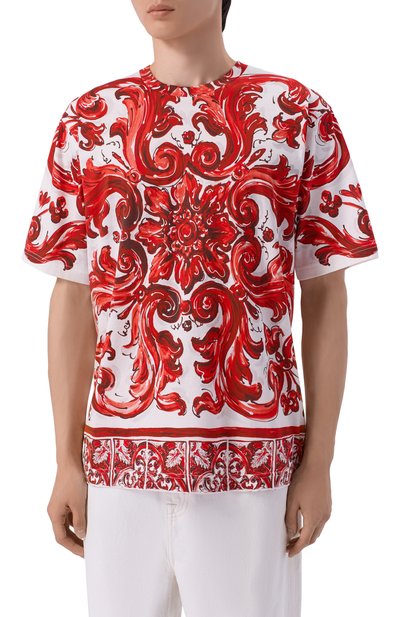 Хлопковая футболка DOLCE & GABBANA, арт. G8PN9T/II7K0, фото 3