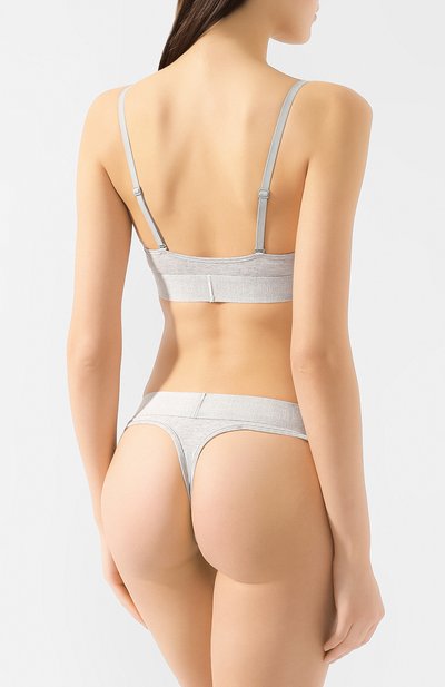 Хлопковые трусы-стринги CALVIN KLEIN, арт. QF4920E, фото 3