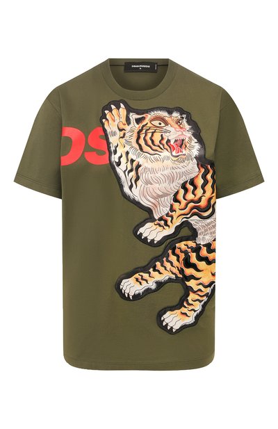 Женская хлопковая футболка DSQUARED2, арт. S72GD0223/S23009