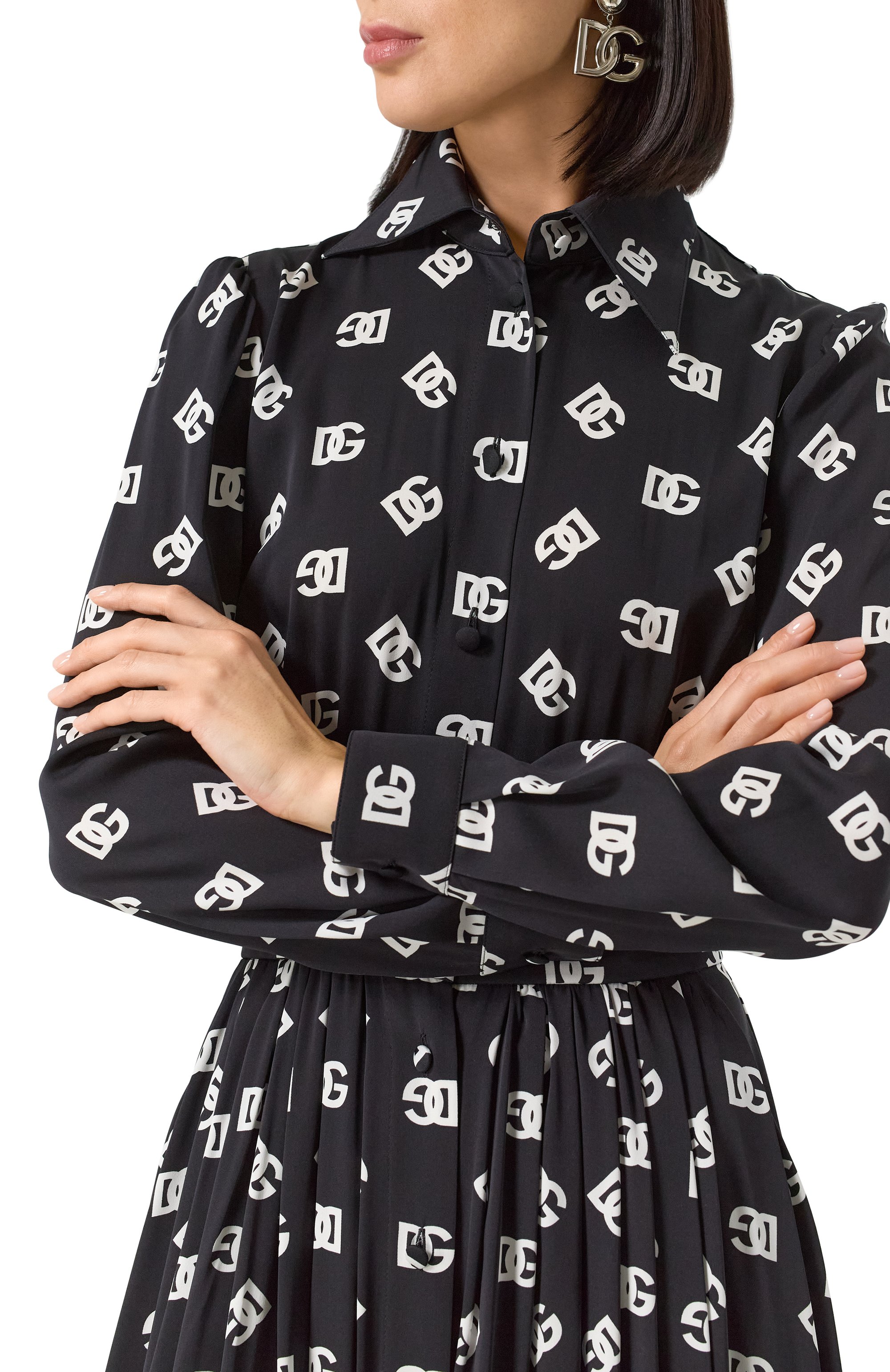 Шелковое платье DOLCE & GABBANA, арт. F6ARQT/FSA4I, фото 5