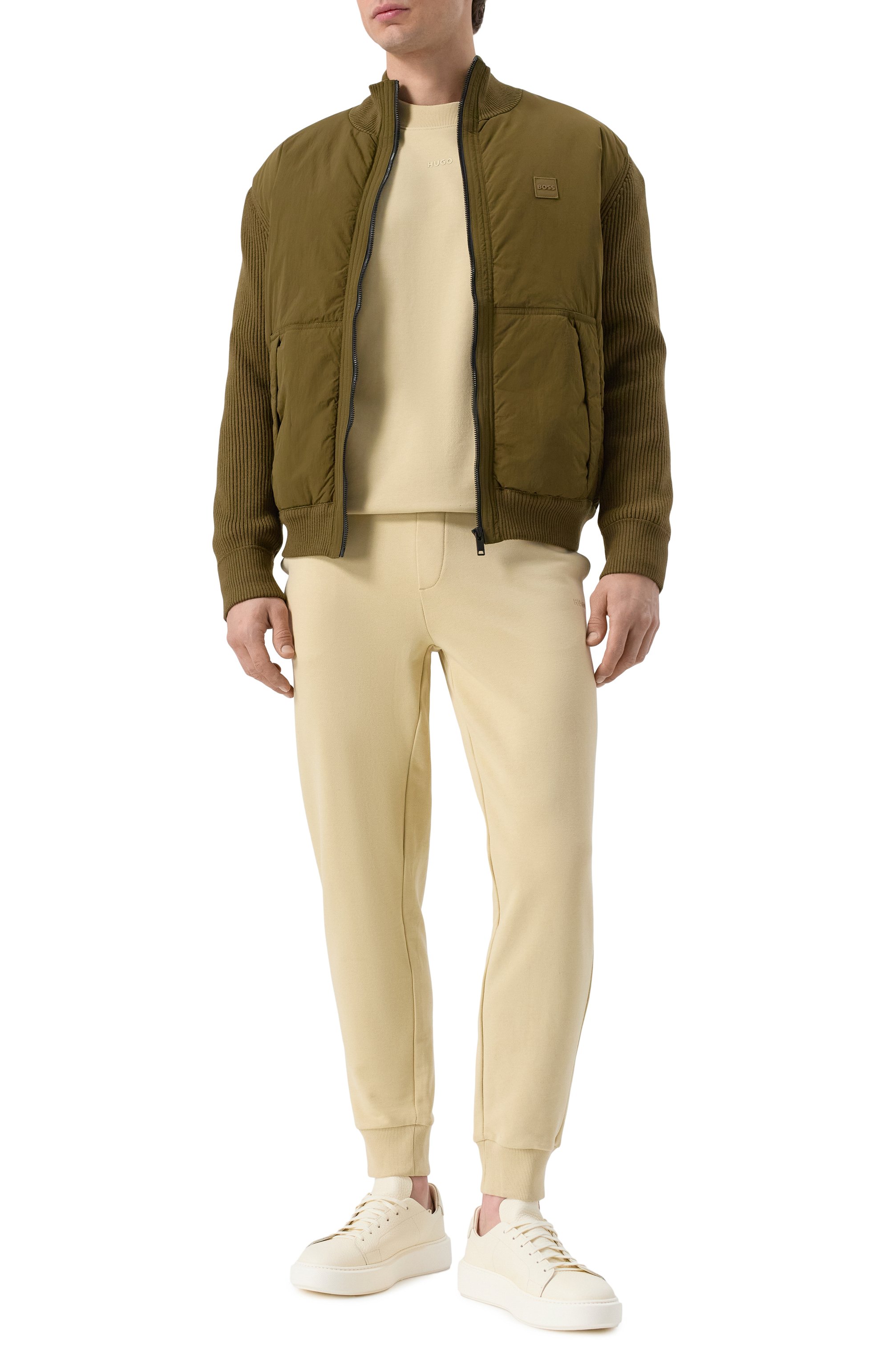 Комбинированный кардиган BOSS ORANGE, арт. 50531494, фото 2