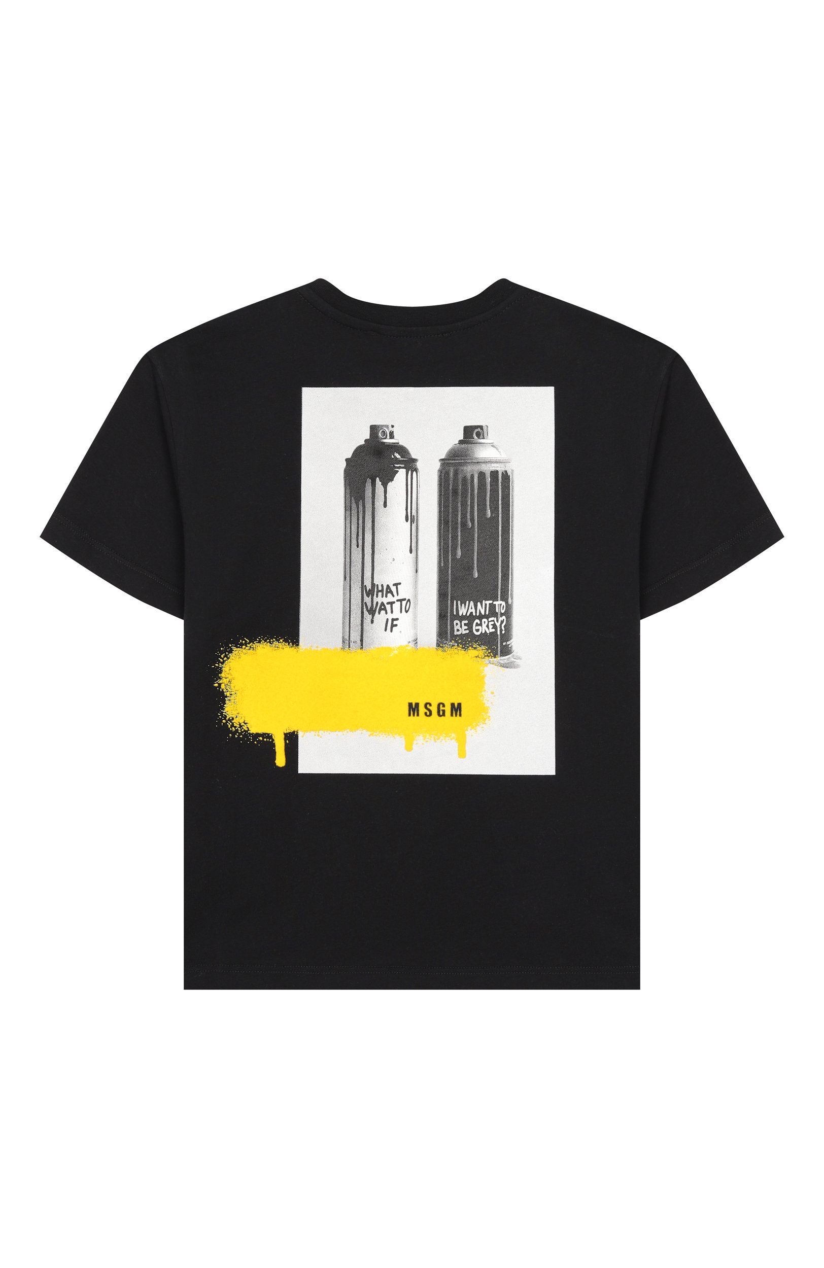 Хлопковая футболка MSGM KIDS, арт. F6MSJBTH245, фото 2