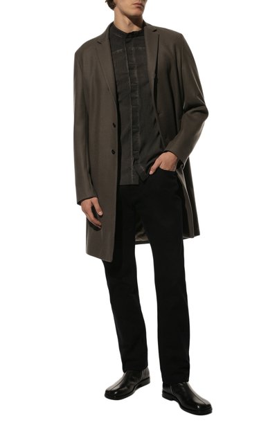 Рубашка из хлопка и льна THOM KROM, арт. M H 129, фото 2