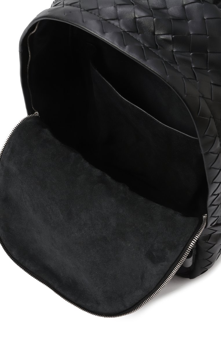 Мужской рюкзак intrecciato small BOTTEGA VENETA черного цвета, арт. 730728/V2HL2 | Фото 5 (Размер: large; Материал: Натуральная кожа)