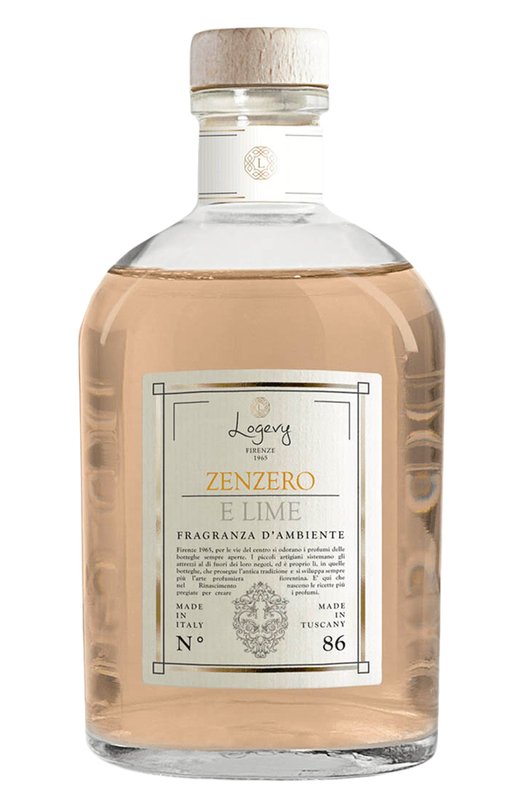 фото Диффузор zenzero e lime / "имбирь & лайм" (ваза 3000ml + рефил 6x500ml) logevy firenze 1965