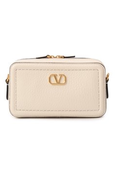 Женская сумка alltime mini VALENTINO кремового цвета, арт. 6W2P0AI5/RZR | Фото 1 (Драгоценные камни: Проставлено; Размер: mini; Материал сплава: Проставлено; Ремень/цепочка: На ремешке; Материал: Натуральная кожа)