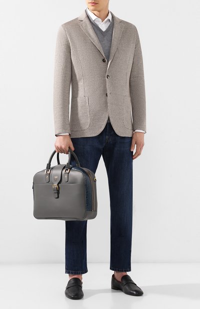 Сумка для ноутбука с отделкой из кожи аллигатора paraggi SERAPIAN, арт. SPARCMLL7058M40A, фото 2