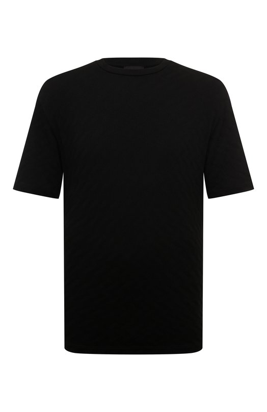 Футболка из вискозы и кашемира Giorgio Armani GM000243/AF11980 Чёрный GM000243/AF11980