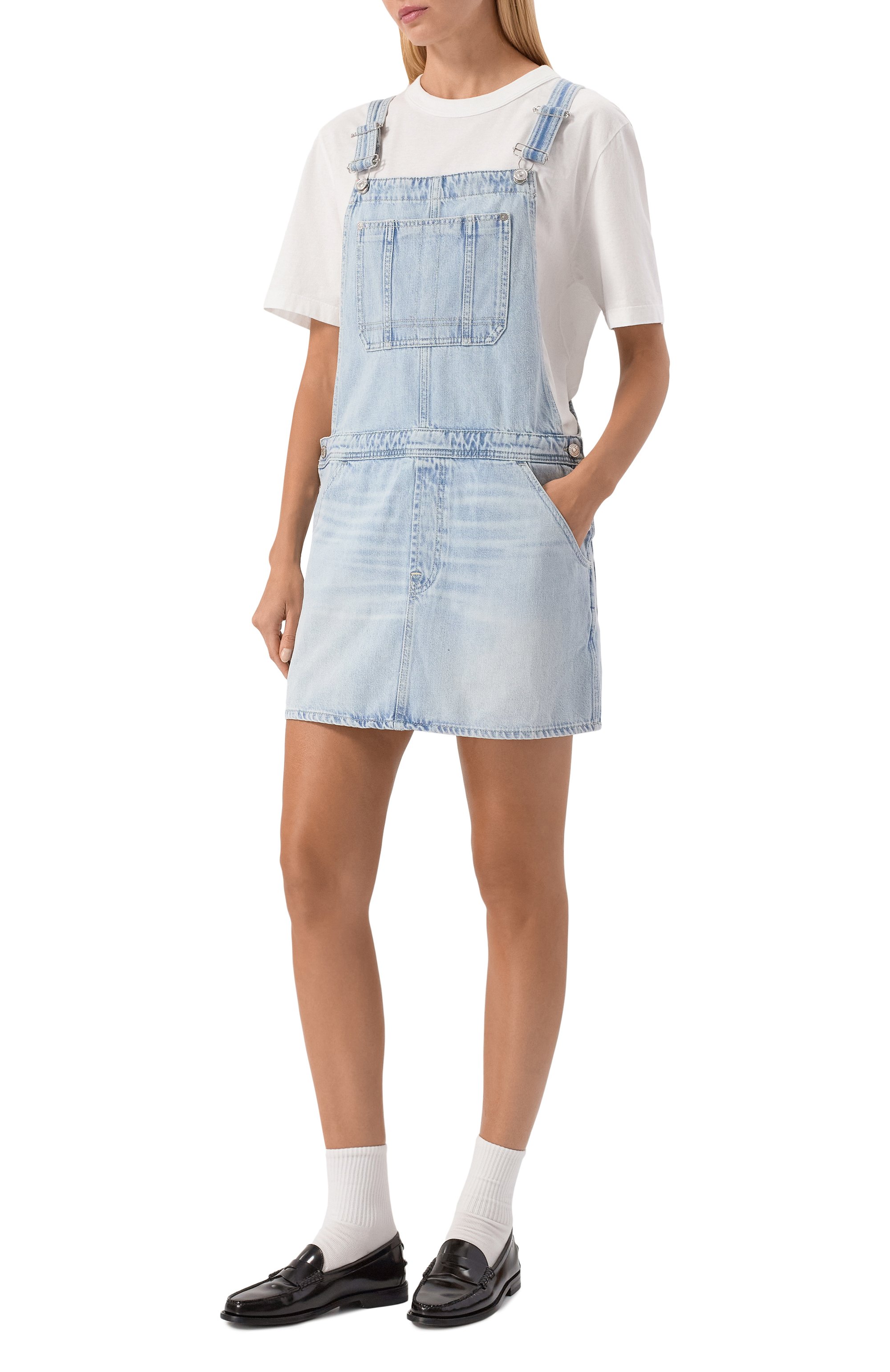 Джинсовое платье dungaress skirt 7 FOR ALL MANKIND, арт. 7U690555-3DP, фото 2